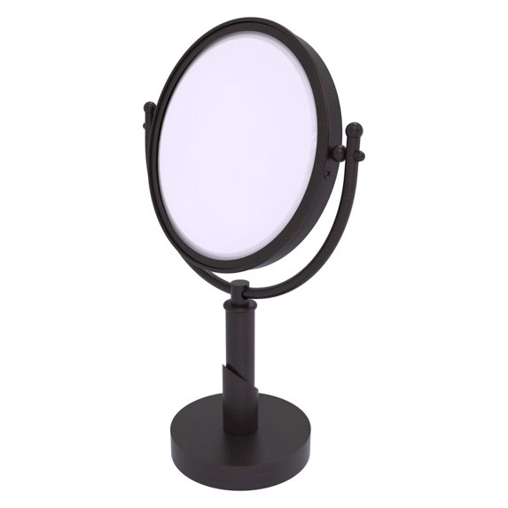 Soho Collection 8-in Vanity Top Make-Up Mirror 2X Magnification in Venetian Bronze