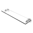 thumbnail image 1 of Soho Collection Glass Vanity Shelf with Beveled Edges - Matte White / 22 Inch, 1 of 11