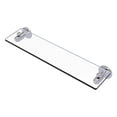 thumbnail image 1 of Soho Collection Glass Vanity Shelf with Beveled Edges - Satin Chrome / 22 Inch, 1 of 11