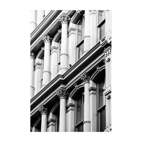 Soho Facade Print Wall Art, Modern Wall Decor For Living Room Bedroom, 8x12 UNFRAMED