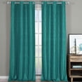 thumbnail image 1 of Voyage Jacquard Thermal Blackout Grommets Curtain Panels (Set of 2) in 63, 84, 96 OR 108 inch long, 1 of 7