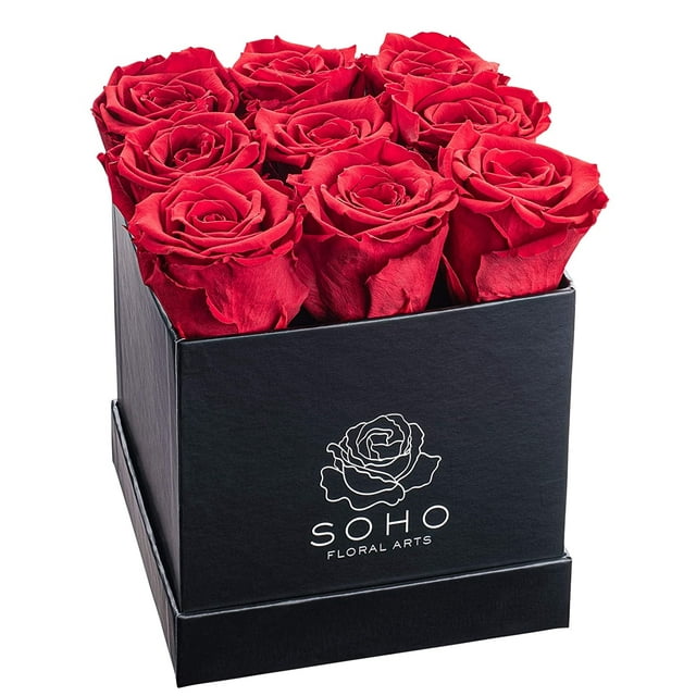 Soho Floral Arts Fresh Flowers that Last a Year and More Fresh Flowers Eternal Roses in a