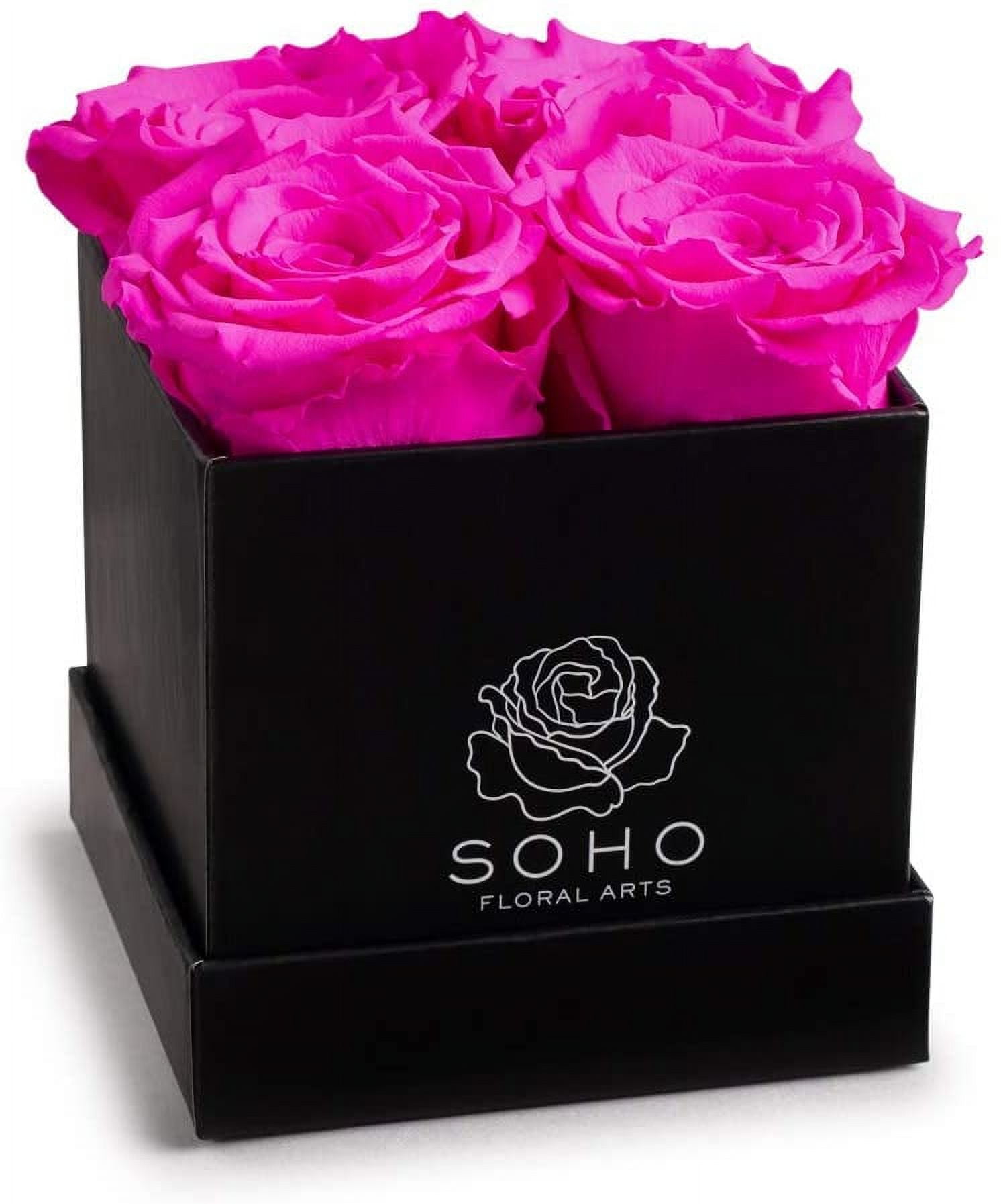 Soho Floral Arts Roses in A Box Real Roses Last A Year Or More