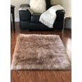 thumbnail image 1 of Soho Luxurious Faux Sheepskin Camel Shag Area Rug or Runner, 1 of 5