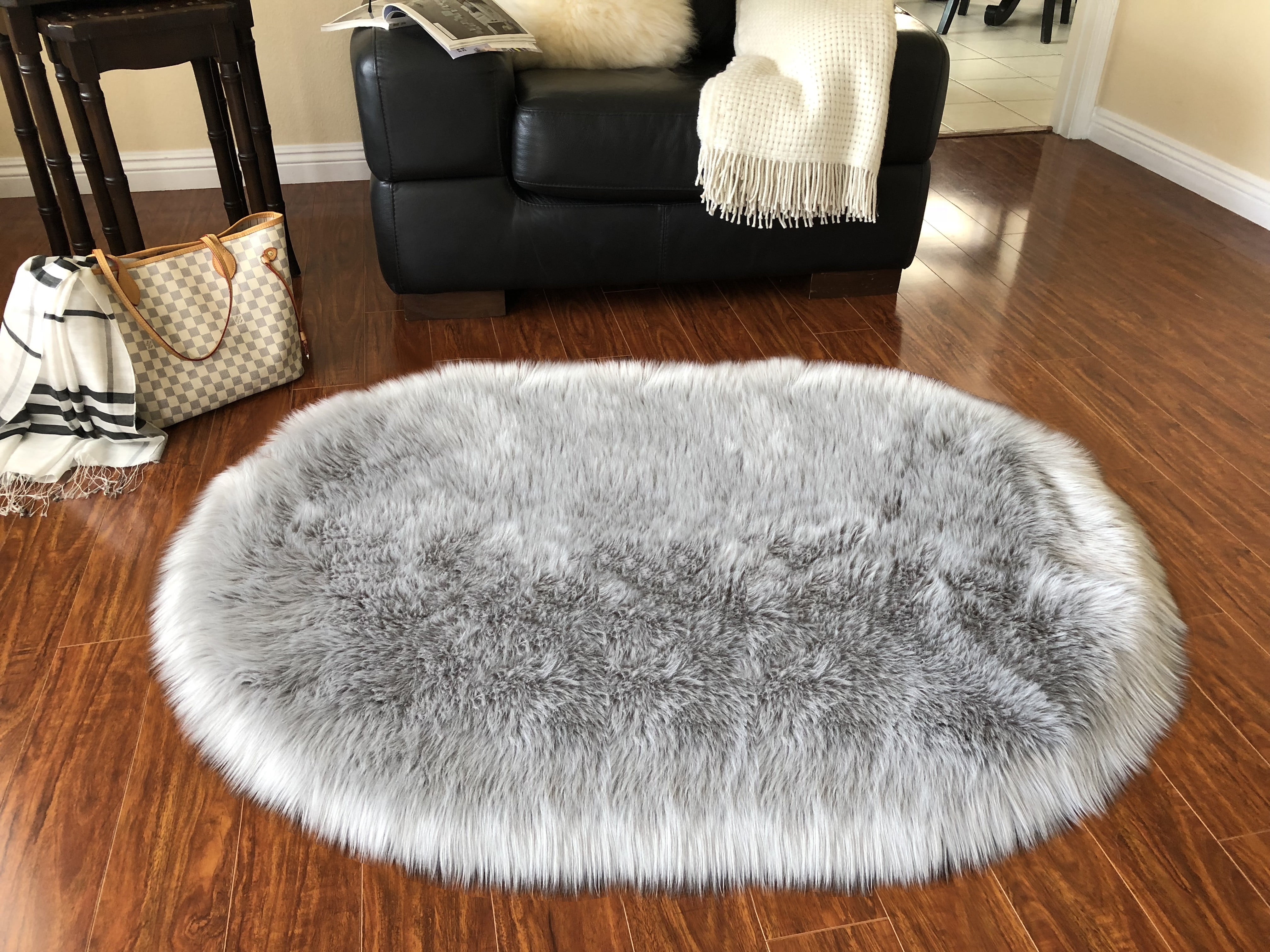Soho Luxurious Faux Sheepskin Shag Ar...