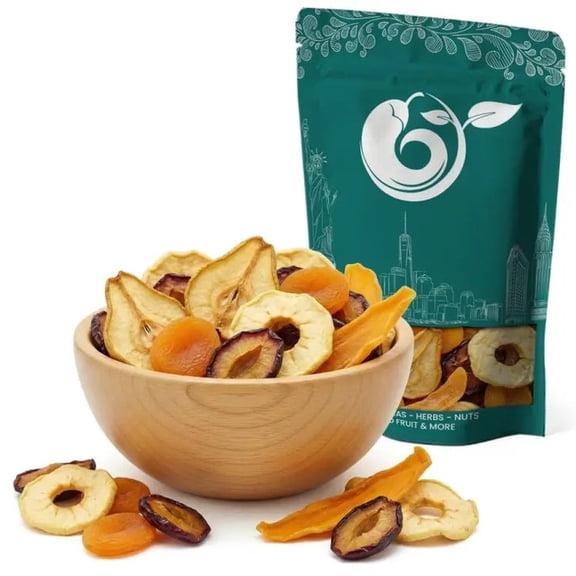 NY SPICE SHOP Soho Mixed Dried Fruit - 3 Pound - Assorted Dried Fruit Blend - Festive Fruit Medley - Sweet Dried Fruit Assortment