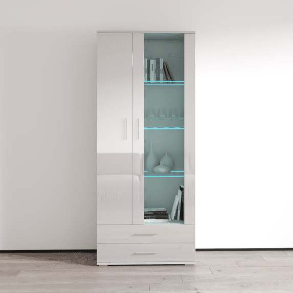Soho S6 2D2S Modular 2 Door Modern 32" Wide Bookcase