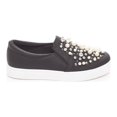 thumbnail image 1 of Soho Shoes Women's Platform Slip On Pearl Sneaker, 1 of 3