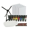 thumbnail image 1 of Soho Urban Artist Acrylics Painting Set, Includes Acrylic Paint, Paintbrushes, Canvases, Palette & Foldable Table Easel, 1 of 7