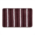 thumbnail image 1 of Sohome Chino Striped Machine Washable Bath Mat, Red/White, 17"x24", 1 of 9