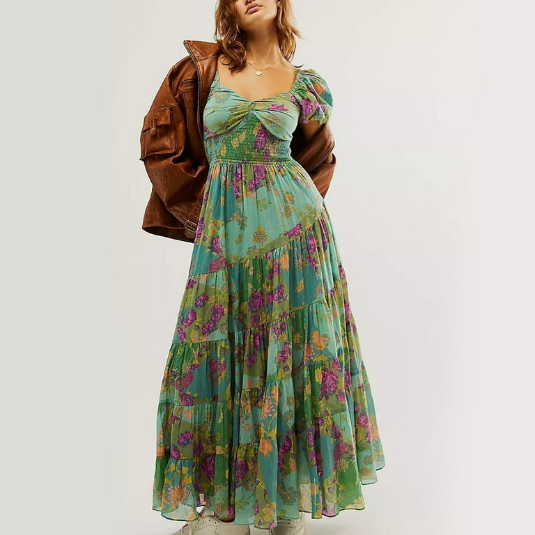 Casual Print Patchwork V Neck Boot Cut Jumpsuits Casual Print Patchwork V Neck Boot Cut Jumpsuits