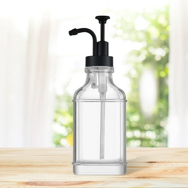 Soikfihs Coffee Syrup Dispenser Coffee Dispenser Glass Syrup Bottle Coffee Syrup Bottle Dispenser For Coffee Bars Home Decoration