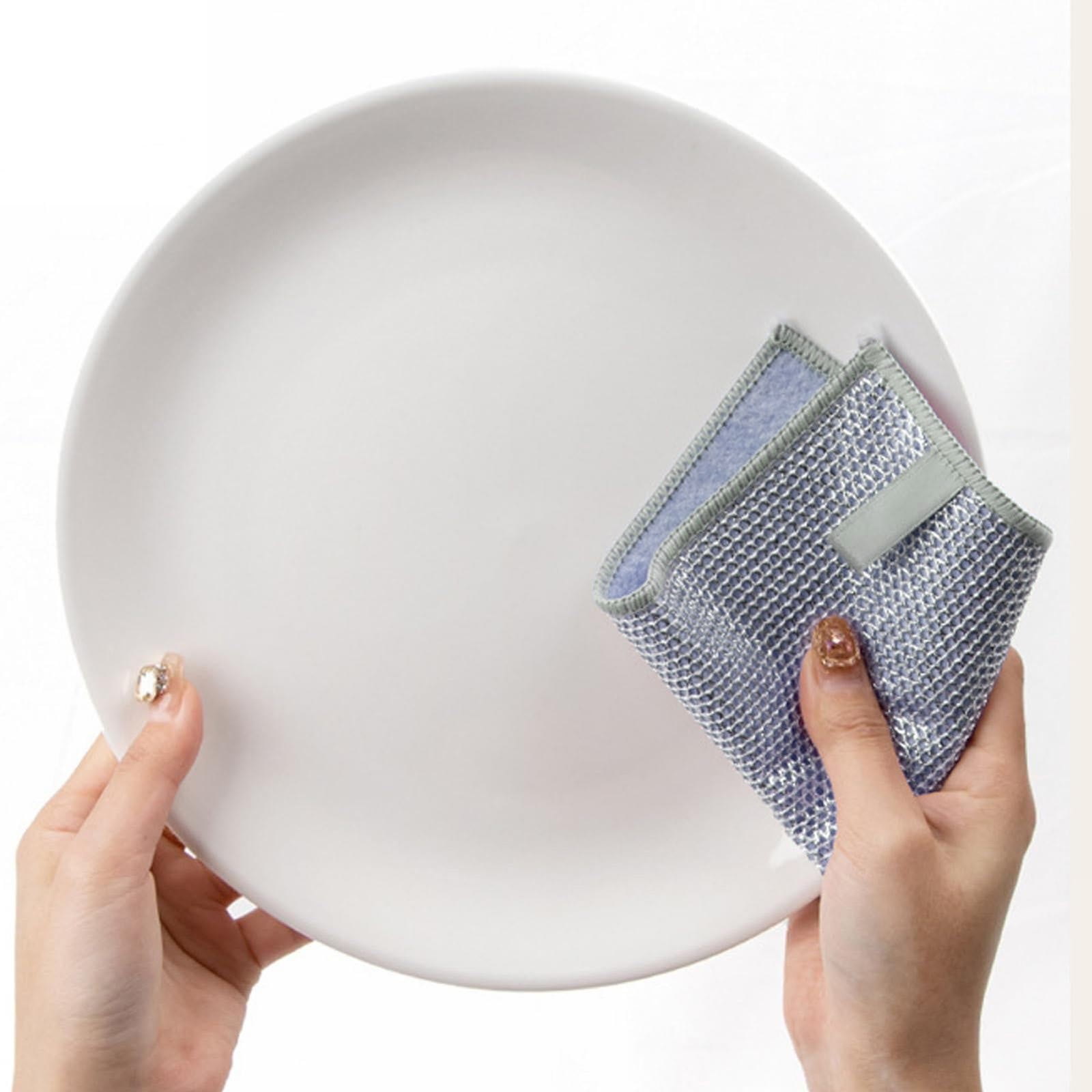 Soikfihs Multipurpose Wire Dishwashing Rags Premium Wire Dishwashing