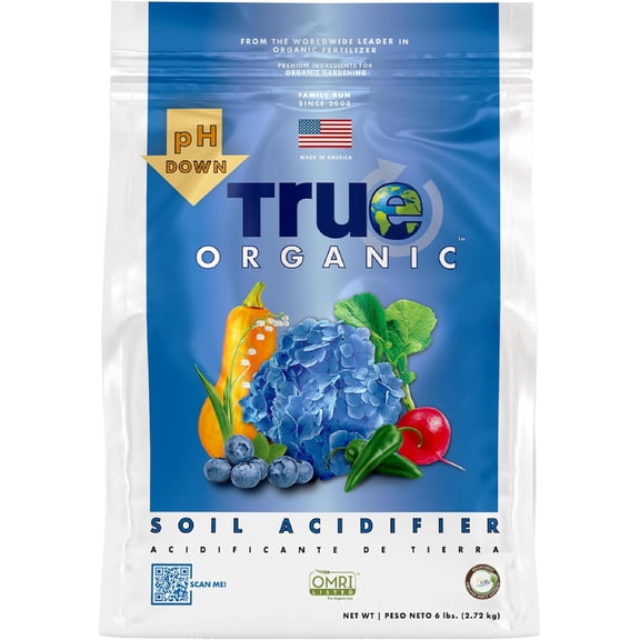 Soil Acidifier Lowers Soil pH for Acid-Loving Plants Ideal for Turning Hydrangeas Blue 6lb Bag