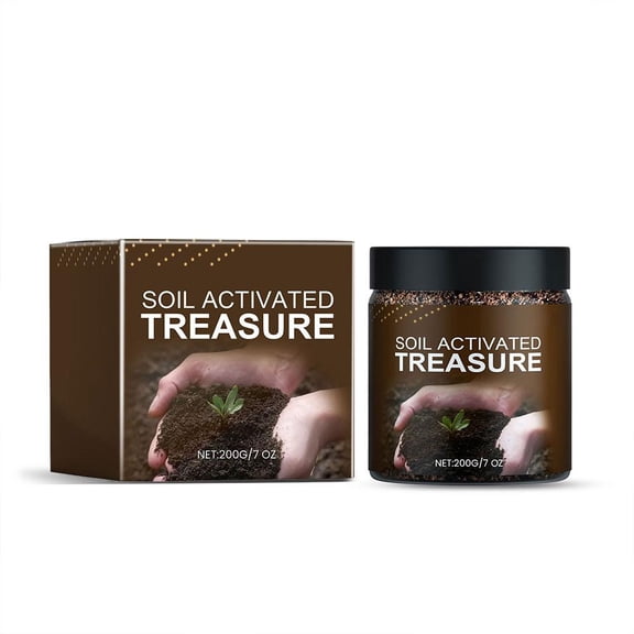 Soil Activator 200g, Plant Growth Booster, Improves Germination & Roots, Enhances Soil Health, Water-Soluble, Easy Use for Garden, Flowers & Crops