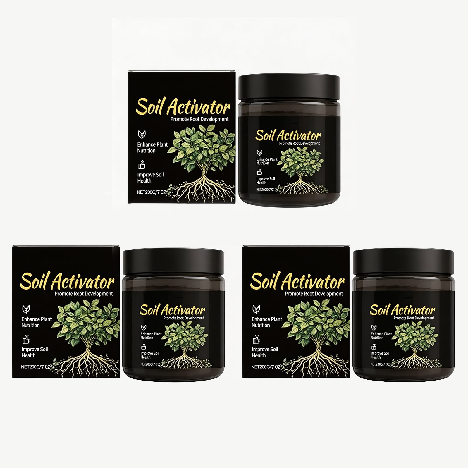 Soil Activator 7 Fl Oz, Water-Soluble Plant Growth Enhancer for ...
