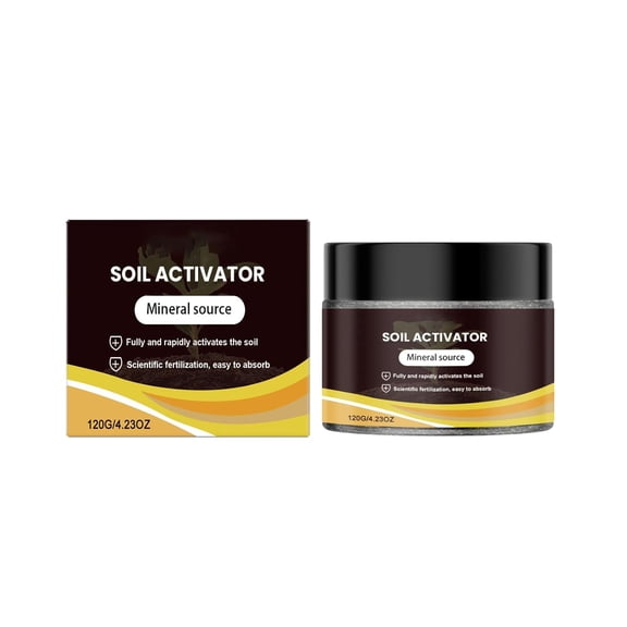 Soil Activator, Improves Nutrient Absorption & Root Growth, Natural Microbial Fertilizer for Potting Mix, Vegetable Beds