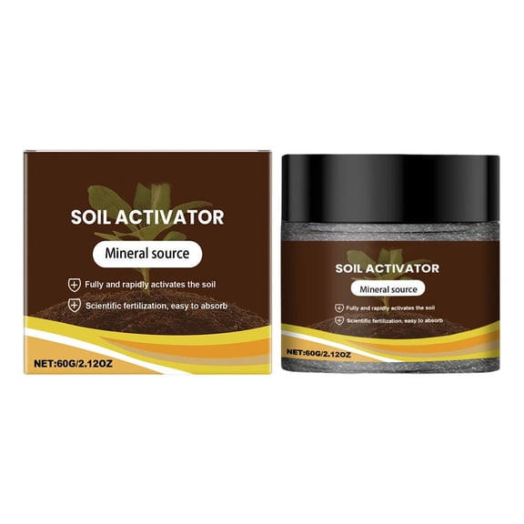 Soil Activator and Plant Fertiliser, Water Soluble Formula for Raised Beds, Potting Mix, Lawns and Houseplants, Promotes Root Growth and Prevents Soil Compaction