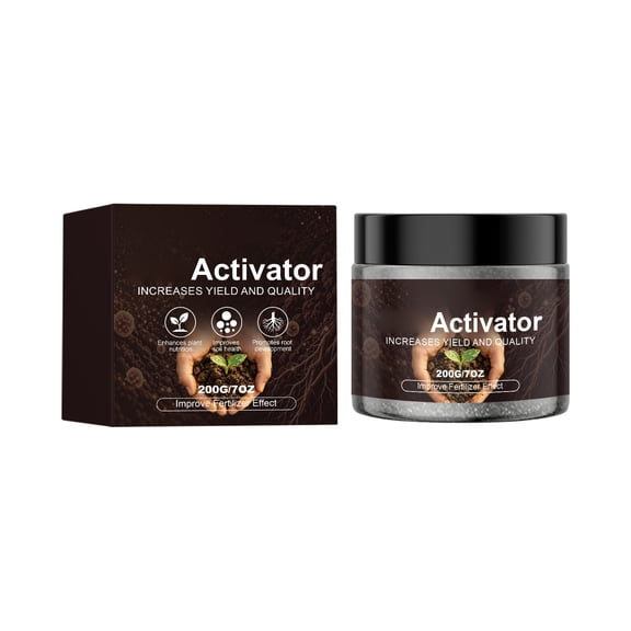 Soil Activator for Potted Plants, Nutrient Supplement for Indoor Outdoor Gardening, Daily Plant Care Maintenance Soil Amendment, Convenient Powder for Healthy Foliage and Blooms, Versatile Plant Food