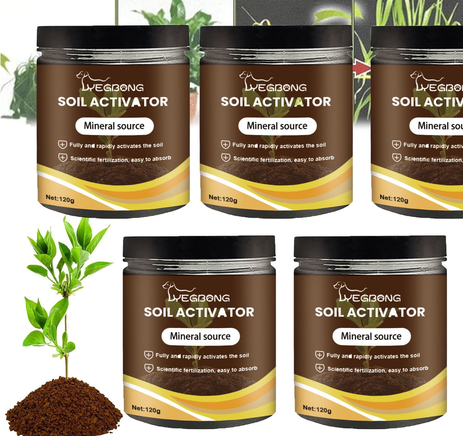 Soil Activator,Professional Bone Meal Fertilizer, Dirt Health Booster, Control Of Plant Growth And Development Strong Rooting Liquid Fertilizer for Indoor Outdoor Plants for Raised Garden Beds