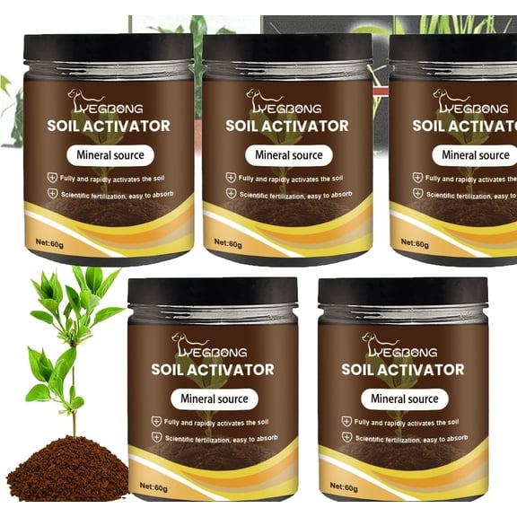 Soil Activator,Professional Bone Meal Fertilizer, Dirt Health Booster, Control Of Plant Growth And Development Strong Rooting Liquid Fertilizer for Indoor Outdoor Plants for Raised Garden Beds