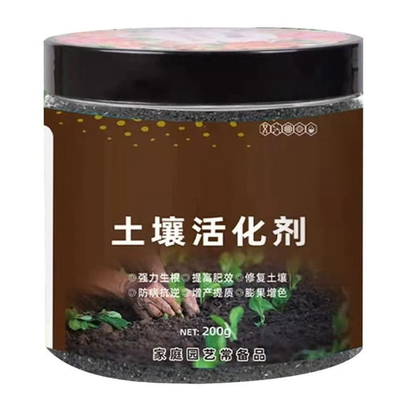 Soil Activator, Soil Revitalizer for Plants, Premium Soils Activated Essence Flower Fertilizer, Soils Activated Treasure, Compost Activators Supplement for Garden Lawns
