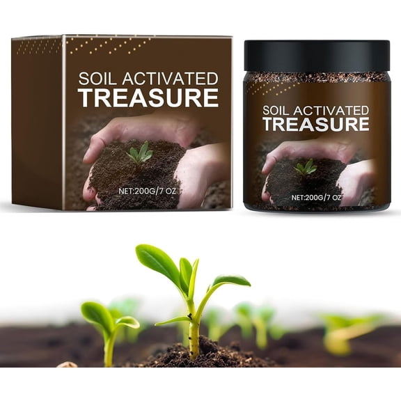 Soil Activator for , Water-Soluble Soil Improver & Penetrant Wetting Agent, Promotes Rooting & Enhances Growth for Vegetables, , Indoor & Outdoor (1 Pcs + 2 count Spoons)