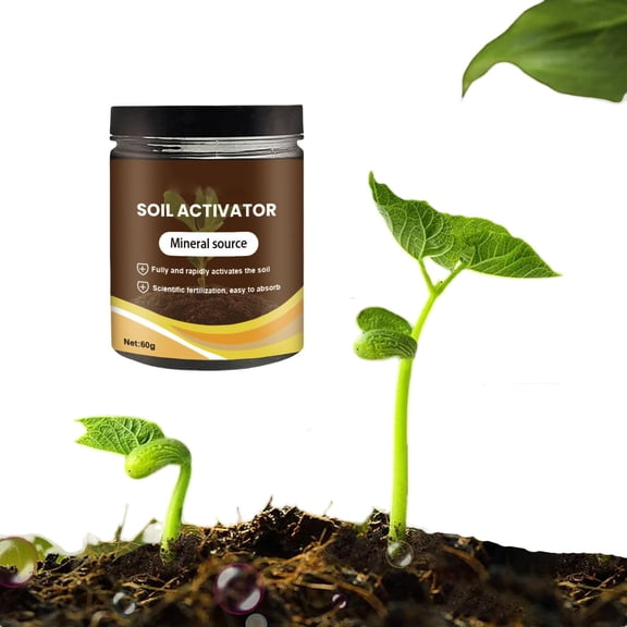 Soil Activator for Plants, Organic Soil Activator & Plant Fertilizer for Raised Garden Beds, Prevent Compaction, Promote Plant Rooting