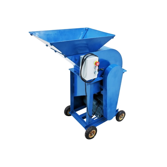 Soil Crusher Organic Fertilizer Crusher Electric Soil Crusher with Tires 220V 3KW