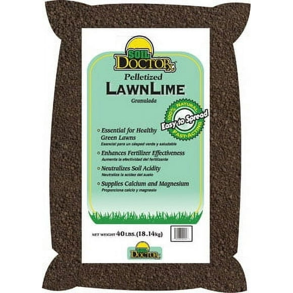 Soil Doctor Pelletized Lawn Lime, 40 lbs