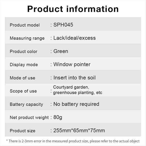 Soil Fertility Tester for Garden Nursery Potting Soil Nutrient Fertility Tester Essential Gardening Tool