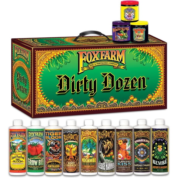 Soil & Fertilizer Dirty Dozen Starter Kit Set