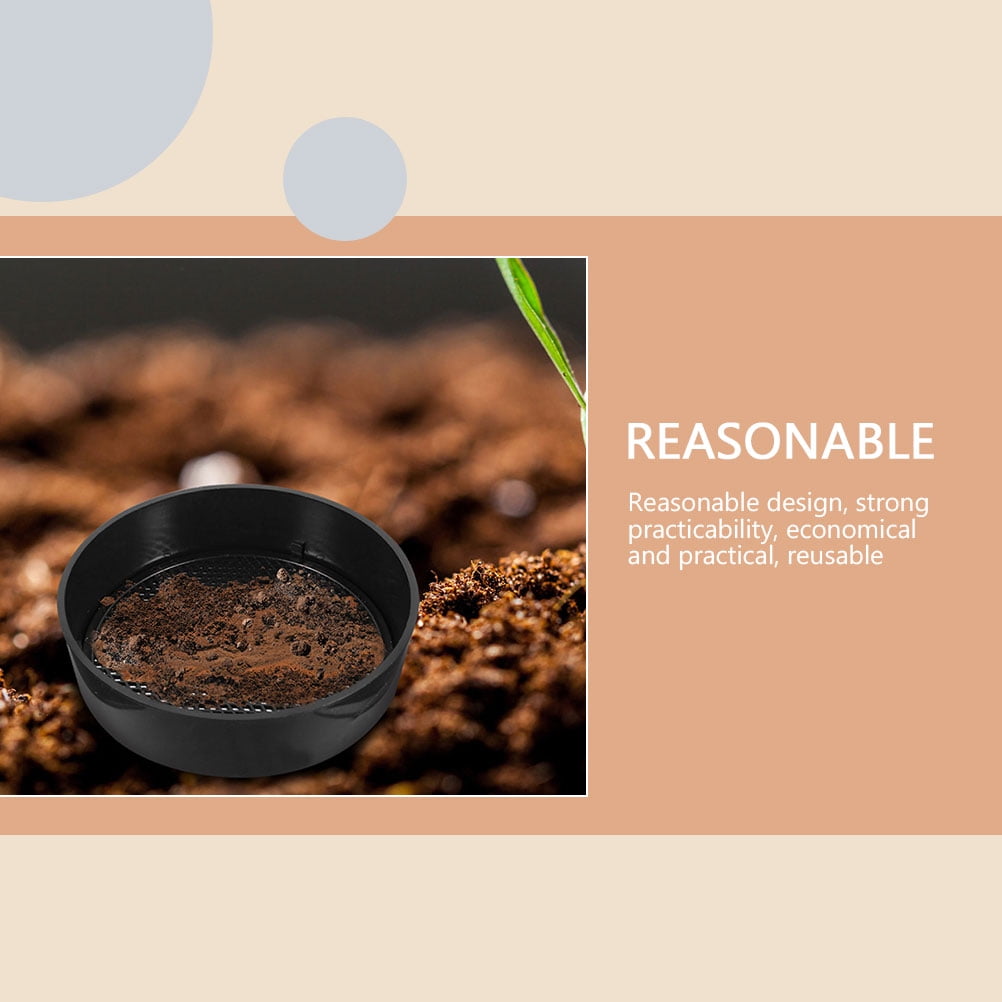 Soil Garden Sieve Sifter Sand Sifting Pan Riddle Mesh Filter Screen