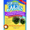 Soil Moist Mats For Hanging Baskets Planters and Containers 6pc Pack