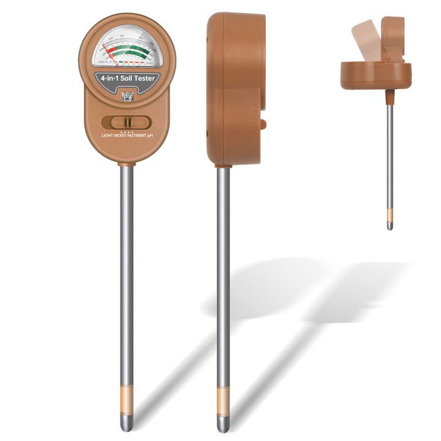 Soil Moisture Meter,4in1 Soil Ph Meter, Soil Tester for Moisture