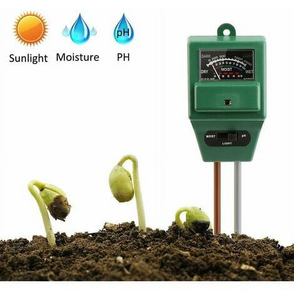 Soil Moisture Tester, Soil Tester, 3 in 1 Plant Tester, pH and Humidity