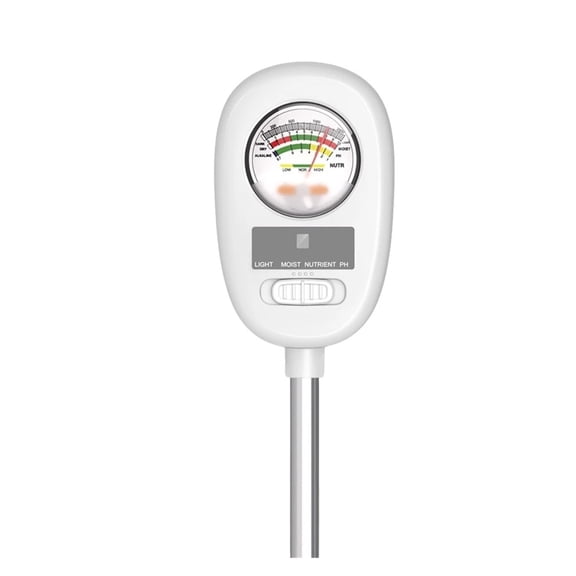 Soil PH Moisture Meter 4 In 1 Farm Garden Soil Moisture Fertility Acidity Monitor Sunlight Tester For Plant Flowers Lawns