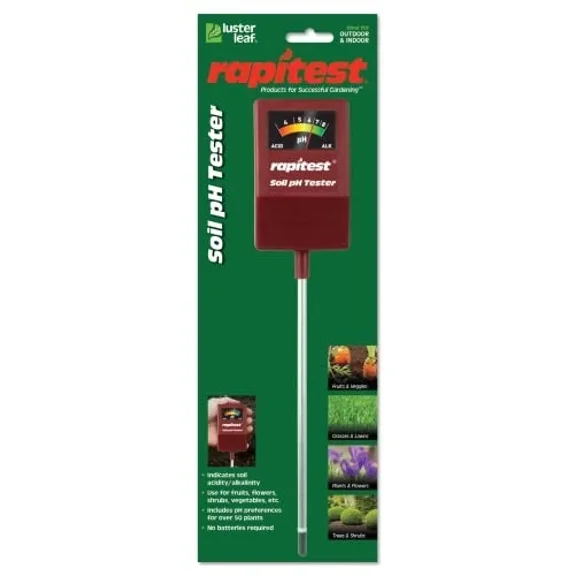 Soil Ph Tester For Lawn And Garden Measures Acidity Alkalinity No Batteries N...