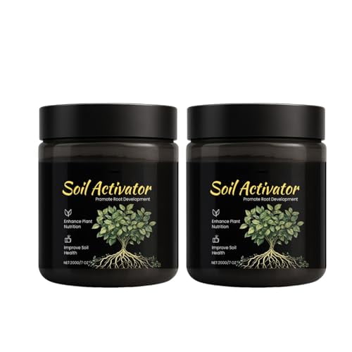 Soil Pro Activator, 7 Fl Oz Soil Activator for Plants, Water-Soluble Formula, Enhance Growth for Vegetables & All Plants .(2PC)