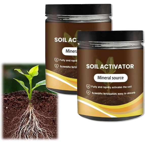 Soil Pro Activator, Softmildty Soil Activator Soils for Plants, Organic Bone Meal for Vegetables, Prevent Compaction, Promote Plant Rooting (120g, 2pcs)