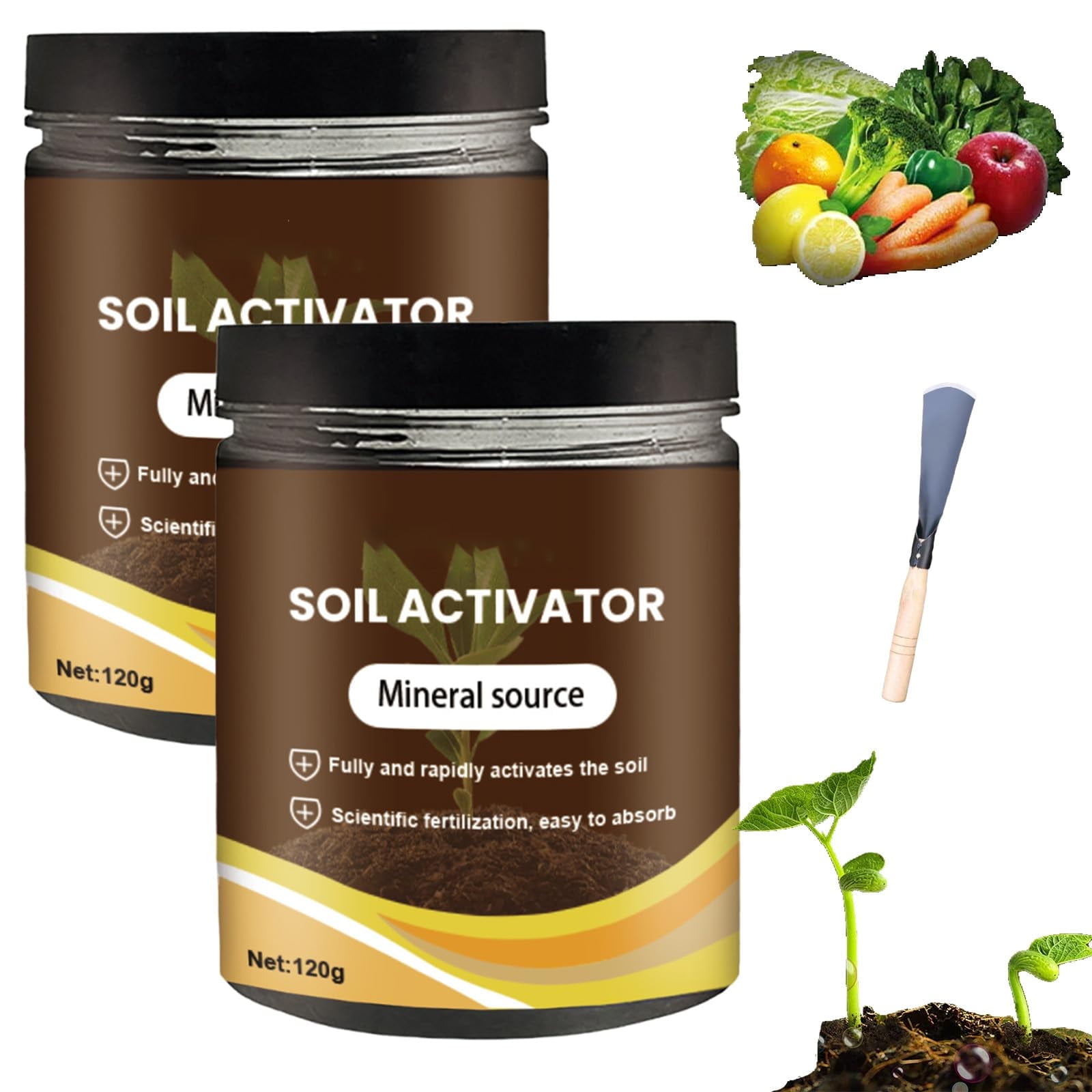 Soil Pro Activator, Soil Activated for Plants Vegetables, 2025 Organic ...