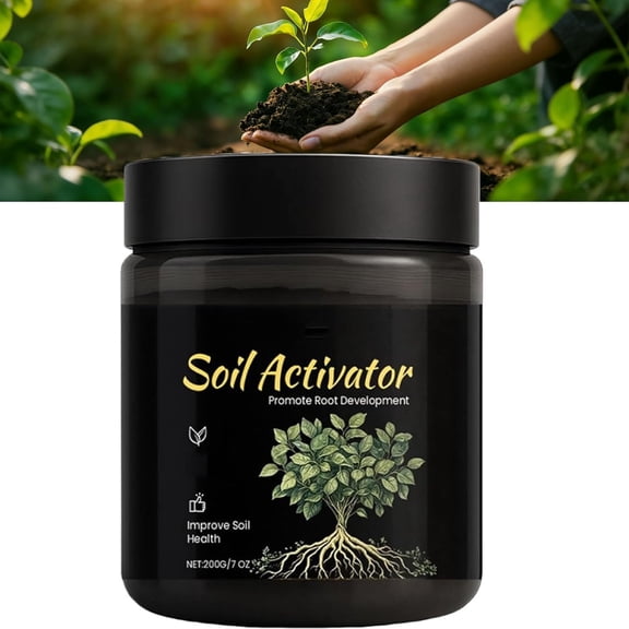 Soil Pro Activator, Soil Activator for Plants,Soilactivator for Fruit Trees,Indoor Plant Fertilizer Outdoor,Enhance Growth for Vegetables,Flowers & All Plants