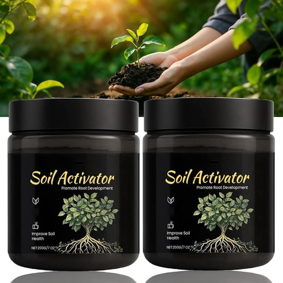 Soil Pro Activator, Soil Activator for Plants,Soilactivator for Fruit Trees,Indoor Plant Fertilizer Outdoor,Enhance Growth for Vegetables,Flowers & All Plants
