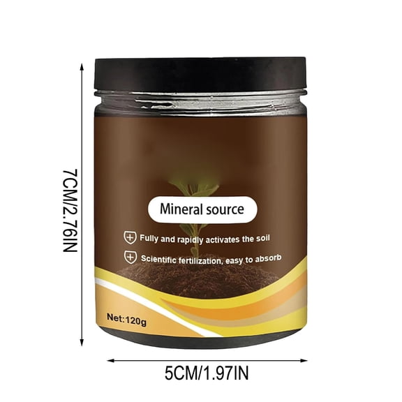 Soil Pro Activator for Plants, Activator Mineral Source, Plant Growth Enhance Supplement, Unlock Explosive Plant Growth ,Size 1.97*2.76in Black