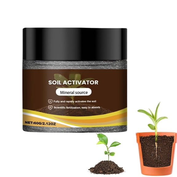 Soil Pro Activator for Plants, Organic Water Soluble Fertilizer for Root Development, Conditioning Loosening Agent for Garden