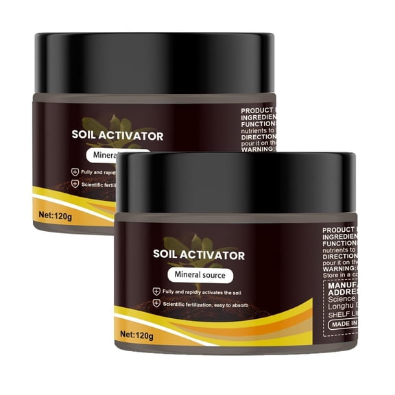 Soil Pro Activator for Plants, Water-Soluble Organic Conditioner with Microelements for Root Development and Nutrient Absorption