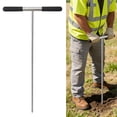 thumbnail image 1 of Soil Probe Rod 46Inch Long Stainless Steel Ground Probe Rod for Locating Septic Tanks,Silver FENHRTVM, 1 of 5
