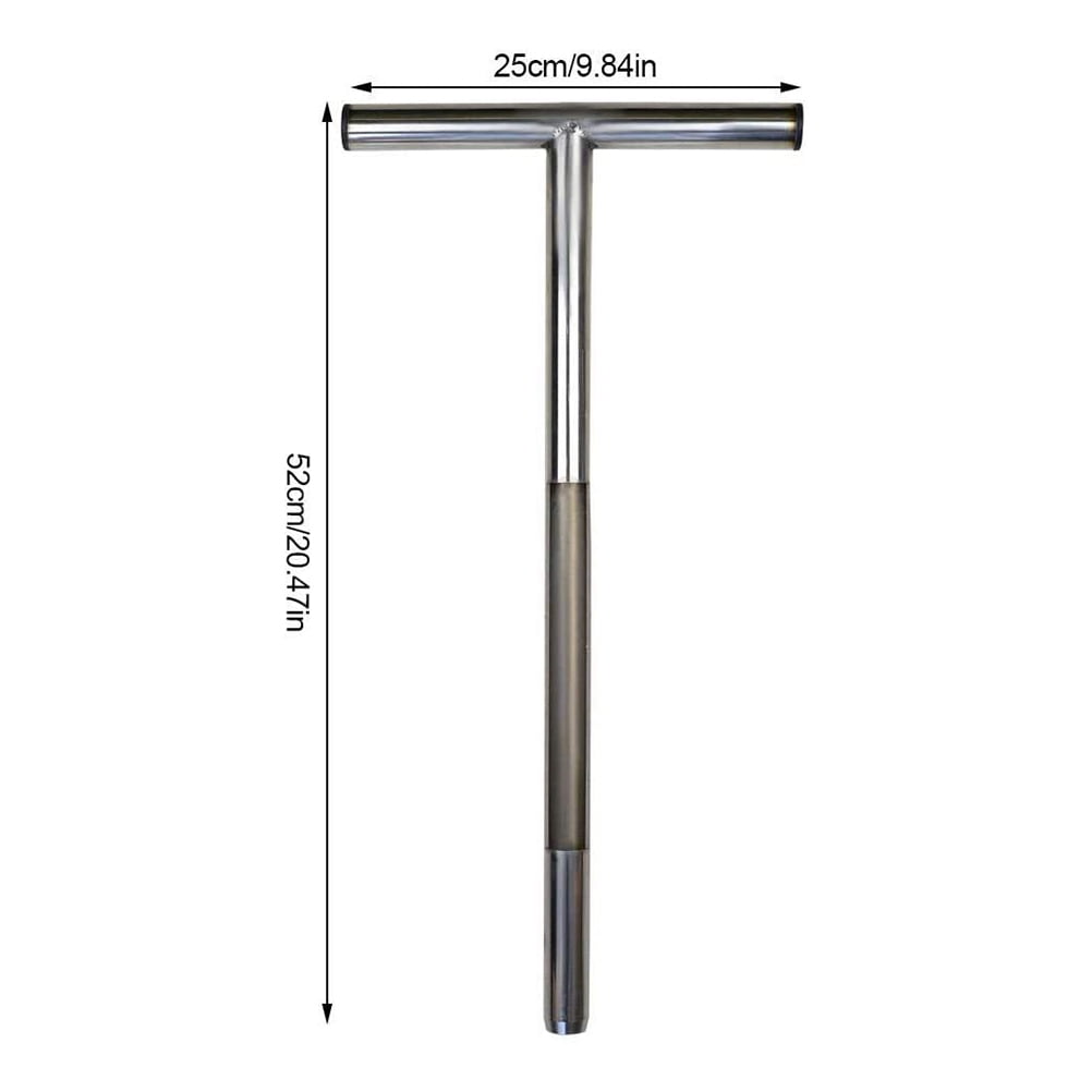 Soil Sampler Probe Stainless Steel Tubular T Handle Soil Test Kit