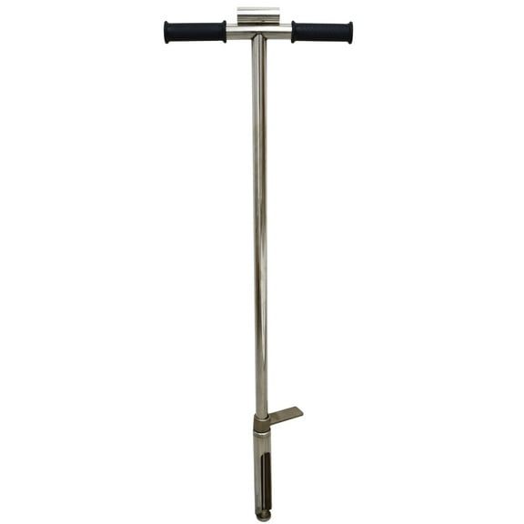 Soil Sampler Probe with Foot Pedal 304 Stainless Steel Soil Probing 1.5 Inch
