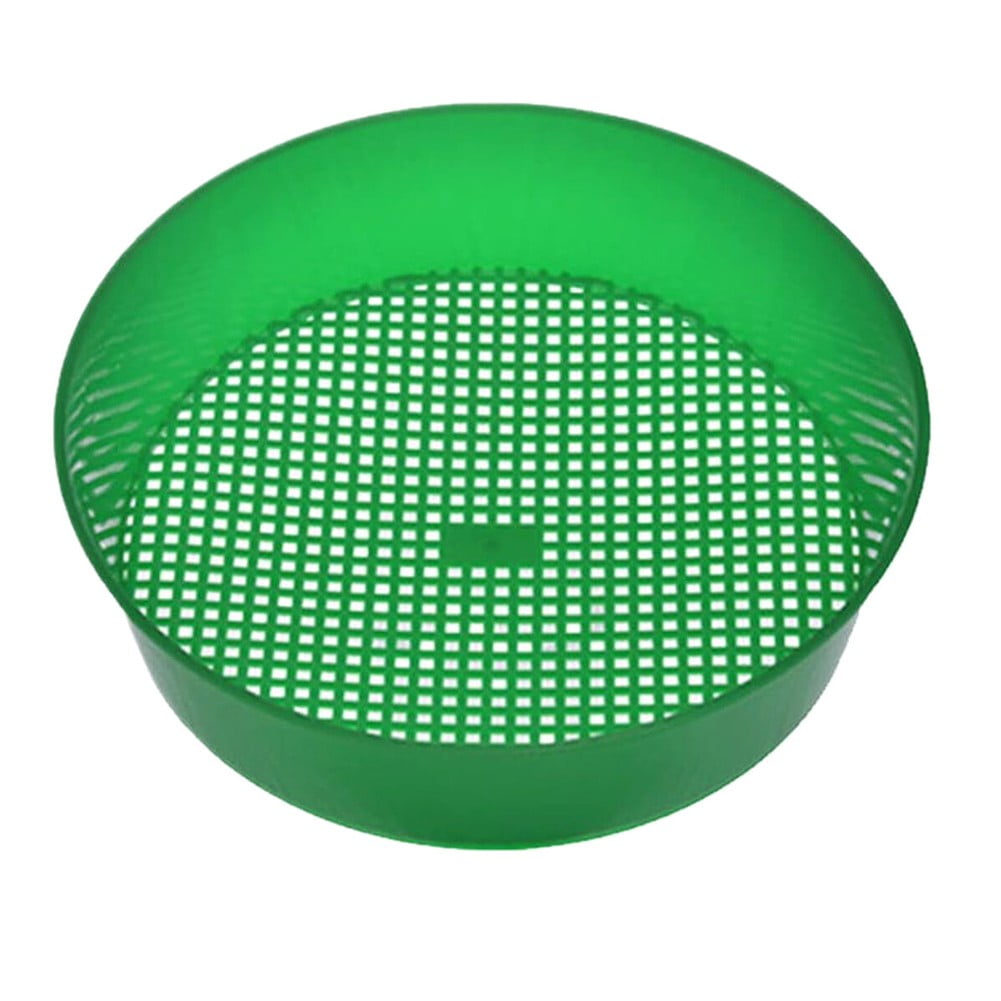 Soil Sifter Round Soil Sifting Pan Set Mix Dirt Sifter for Potting Soil Compost